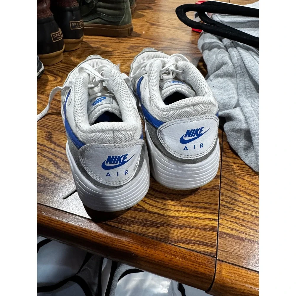 Nike Air Max SC Kids Sneakers White Grey Royal Blue CZ5358-101 Size 4.5Y
